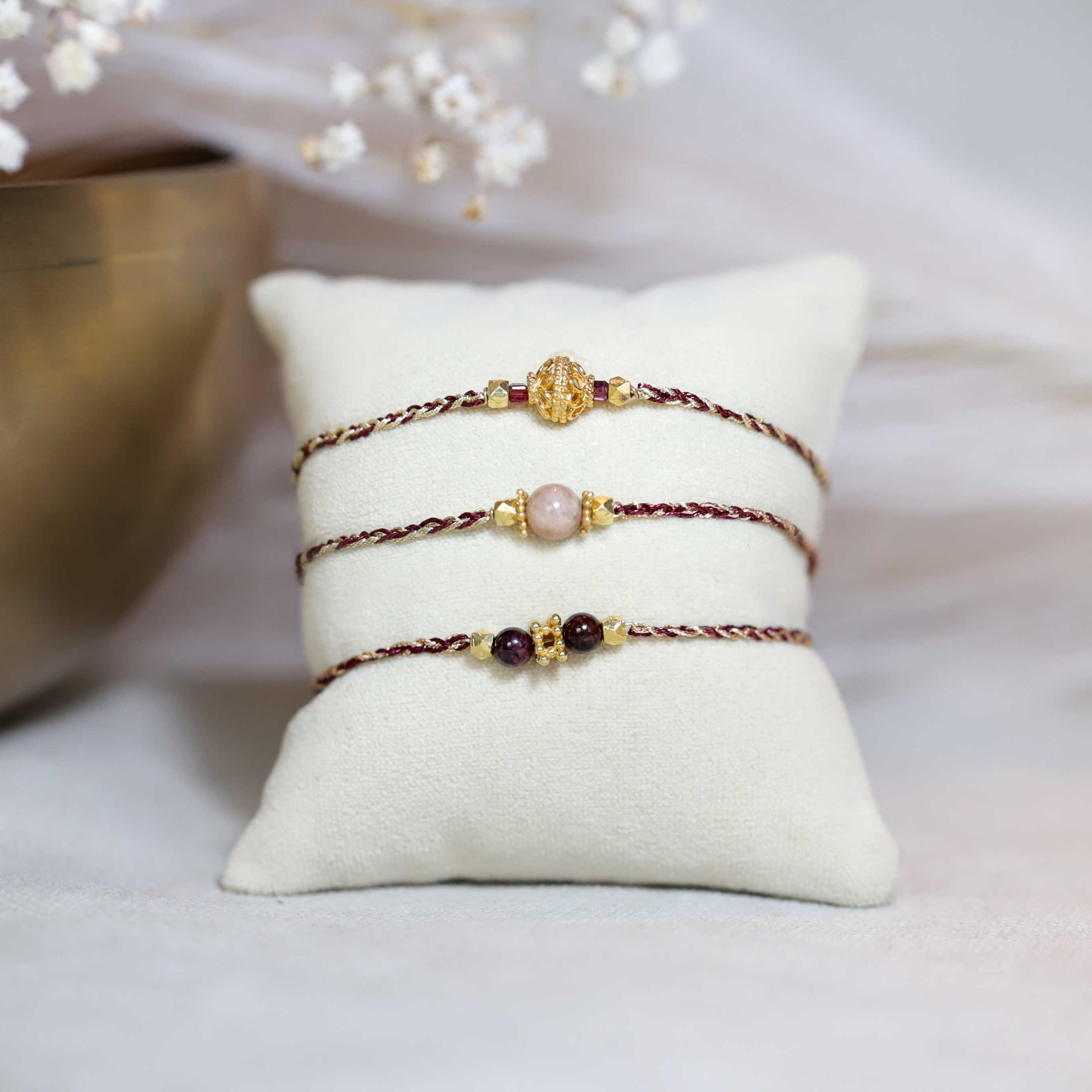 Geflochtenes Achat Armband