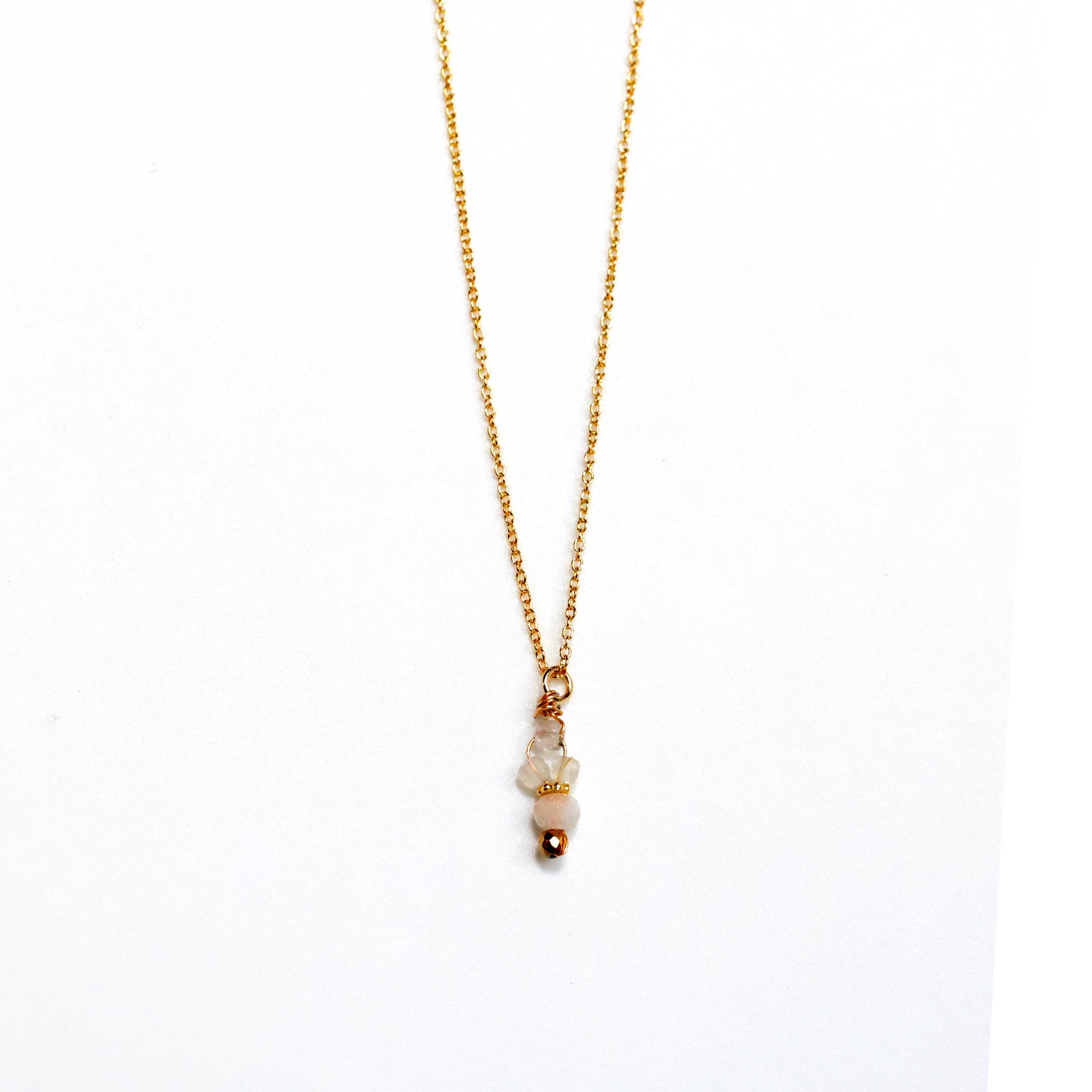 necklace with Citrine pendant