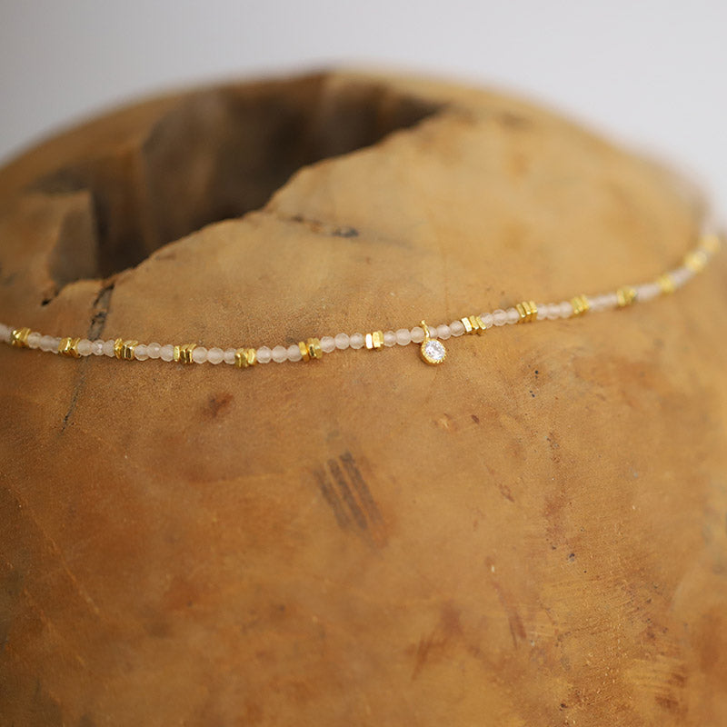 Ras de coup en agate MOONSOON