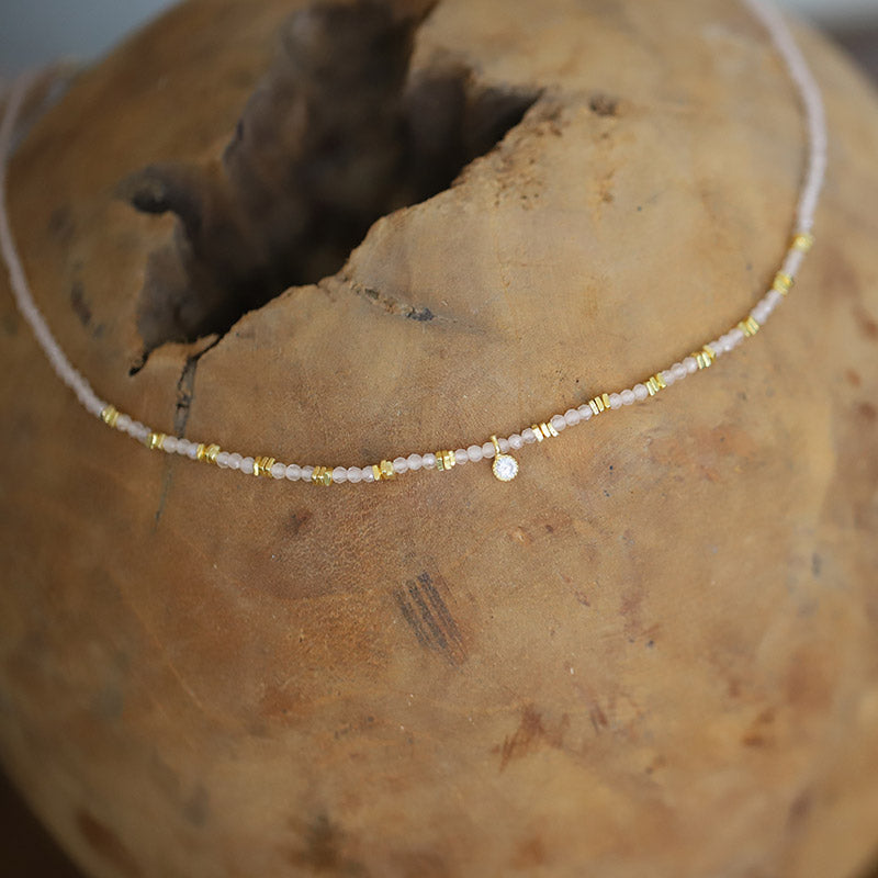 Ras de coup en agate MOONSOON