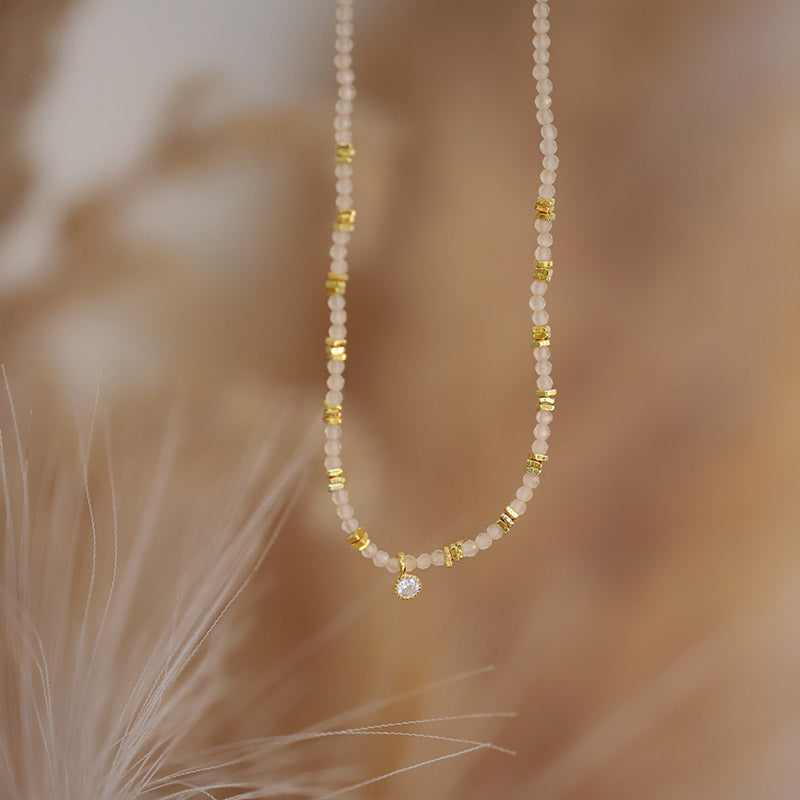 Ras de coup en agate MOONSOON