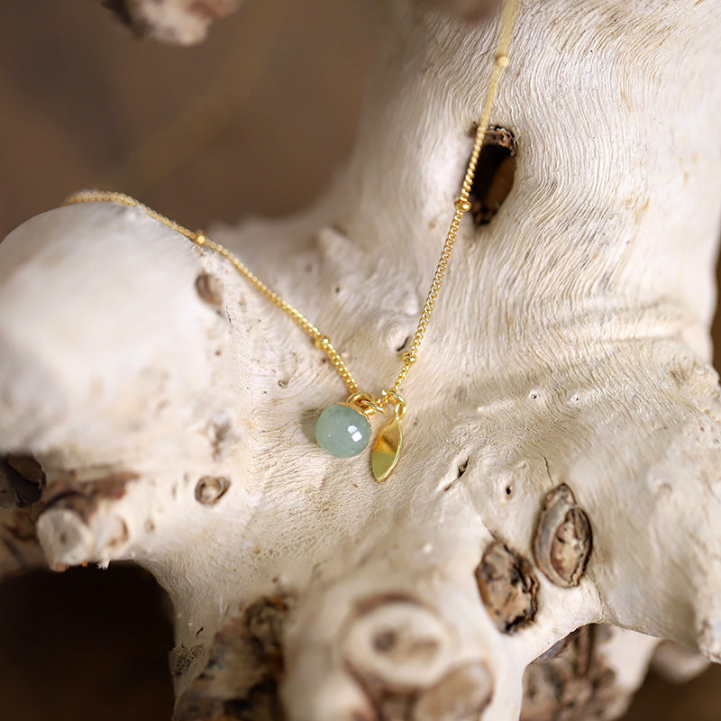 Collier avec pendentif aventurine MOONSOON