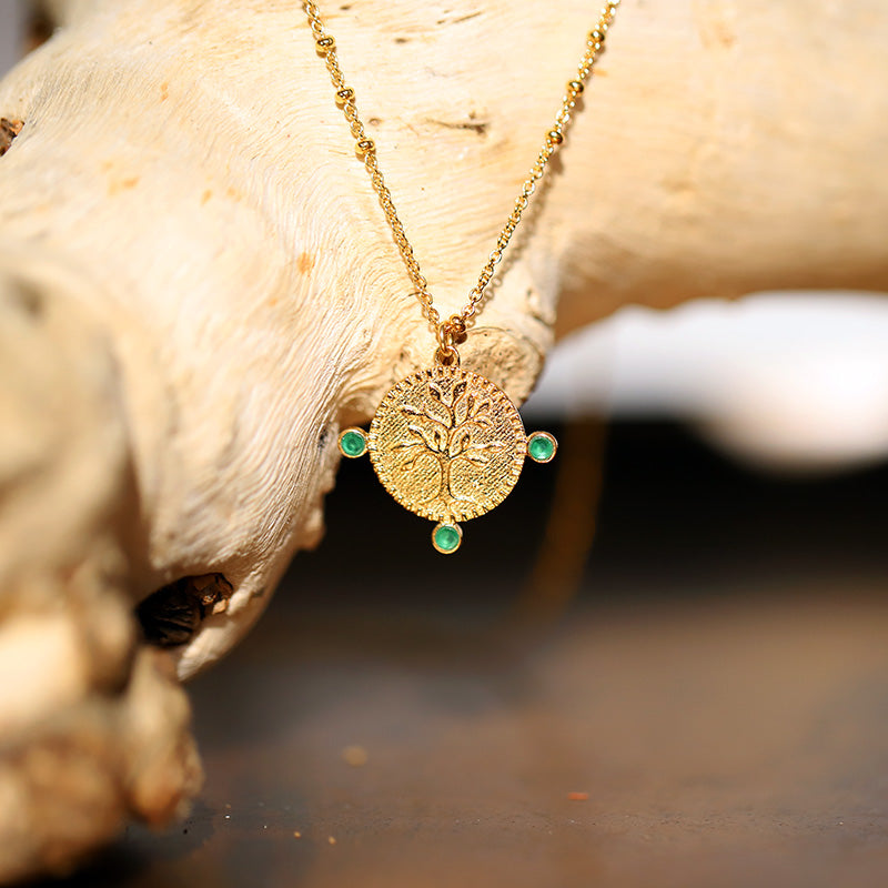 Collier avec pendentif arbre de vie MOONSOON