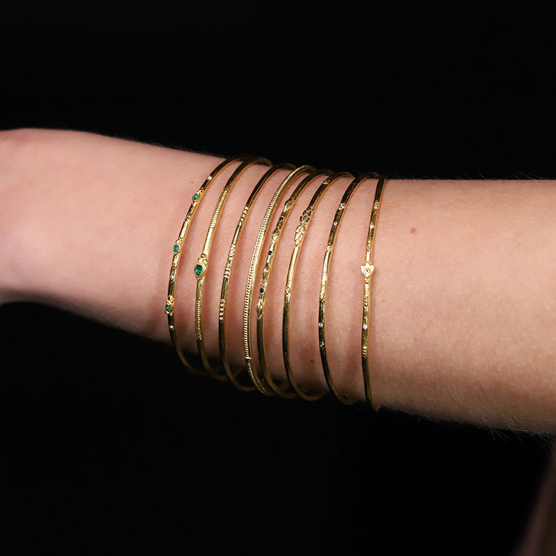 Bangle Lotus & Pierre de Lune MOONSOON