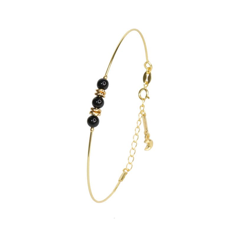 Bracelet rigide onyx MOONSOON
