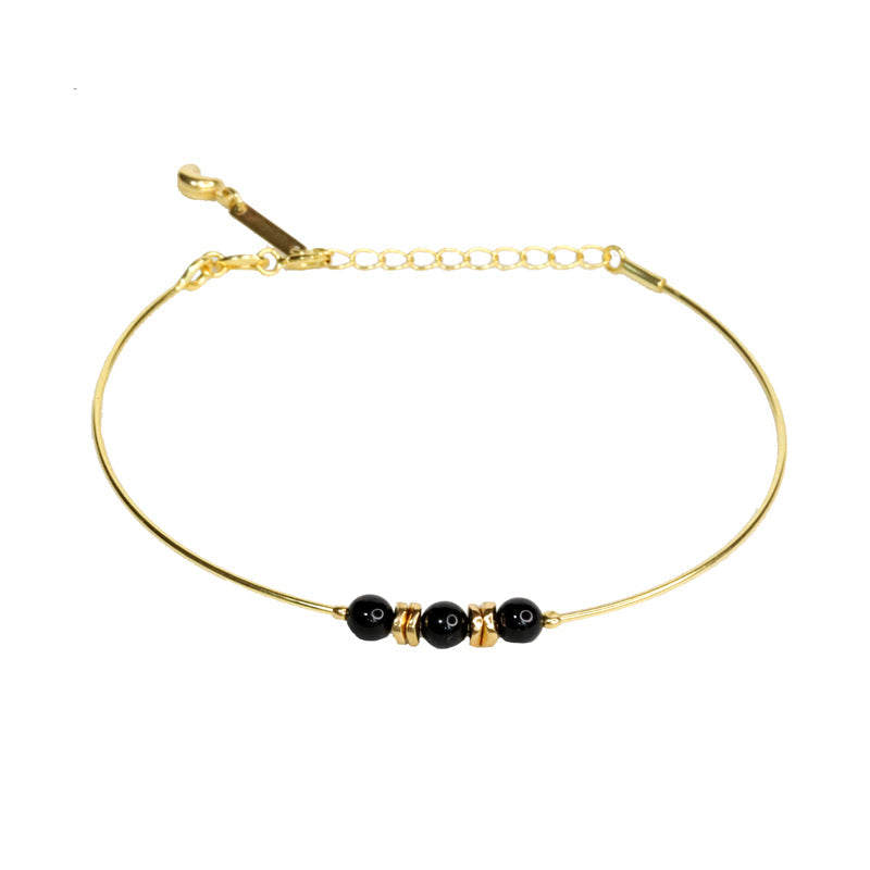 Bracelet rigide onyx MOONSOON