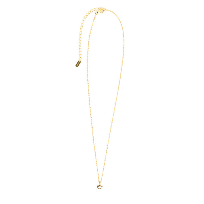 Collier mini lotus pierre de lune MOONSOON