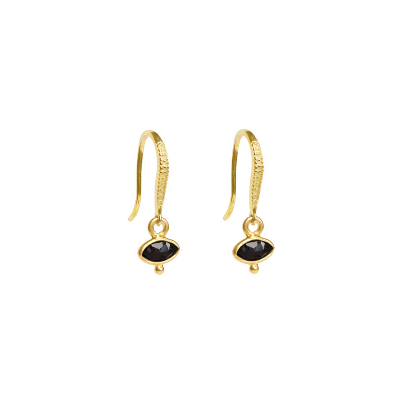 Boucles d'oreilles onyx MOONSOON