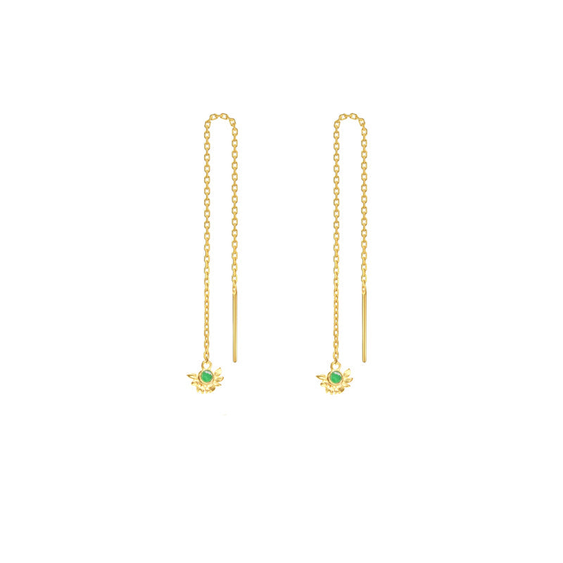 Boucles d'oreilles chainette arbre de vie MOONSOON