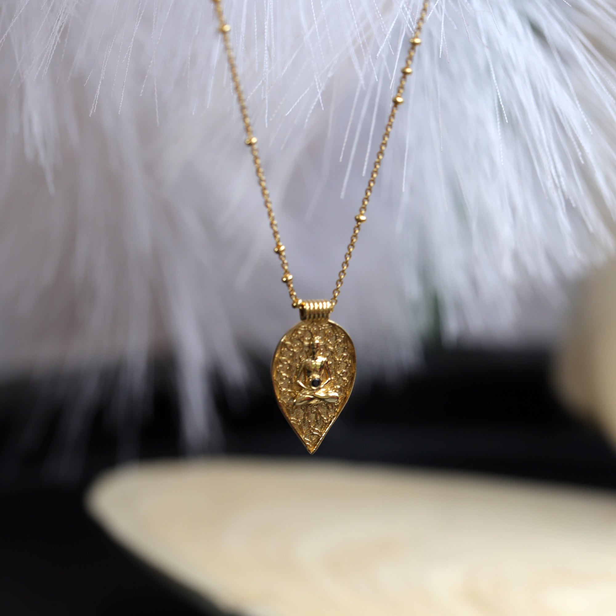 Collier Bouddha & Grenat