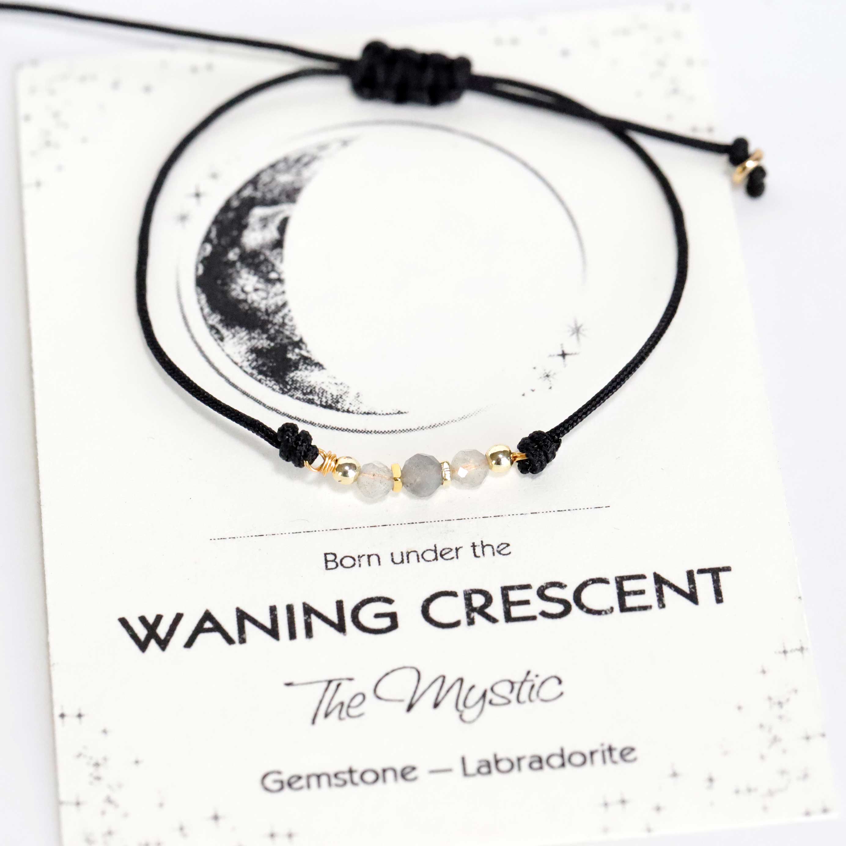 Cord Bracelet with Labradorite