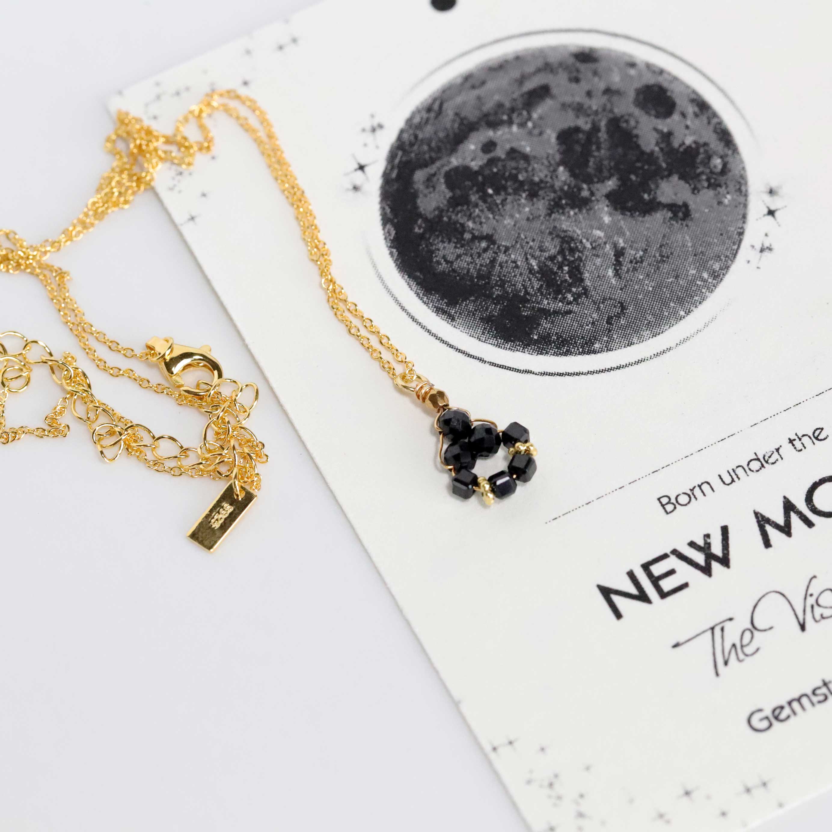 necklace with Onyx pendant