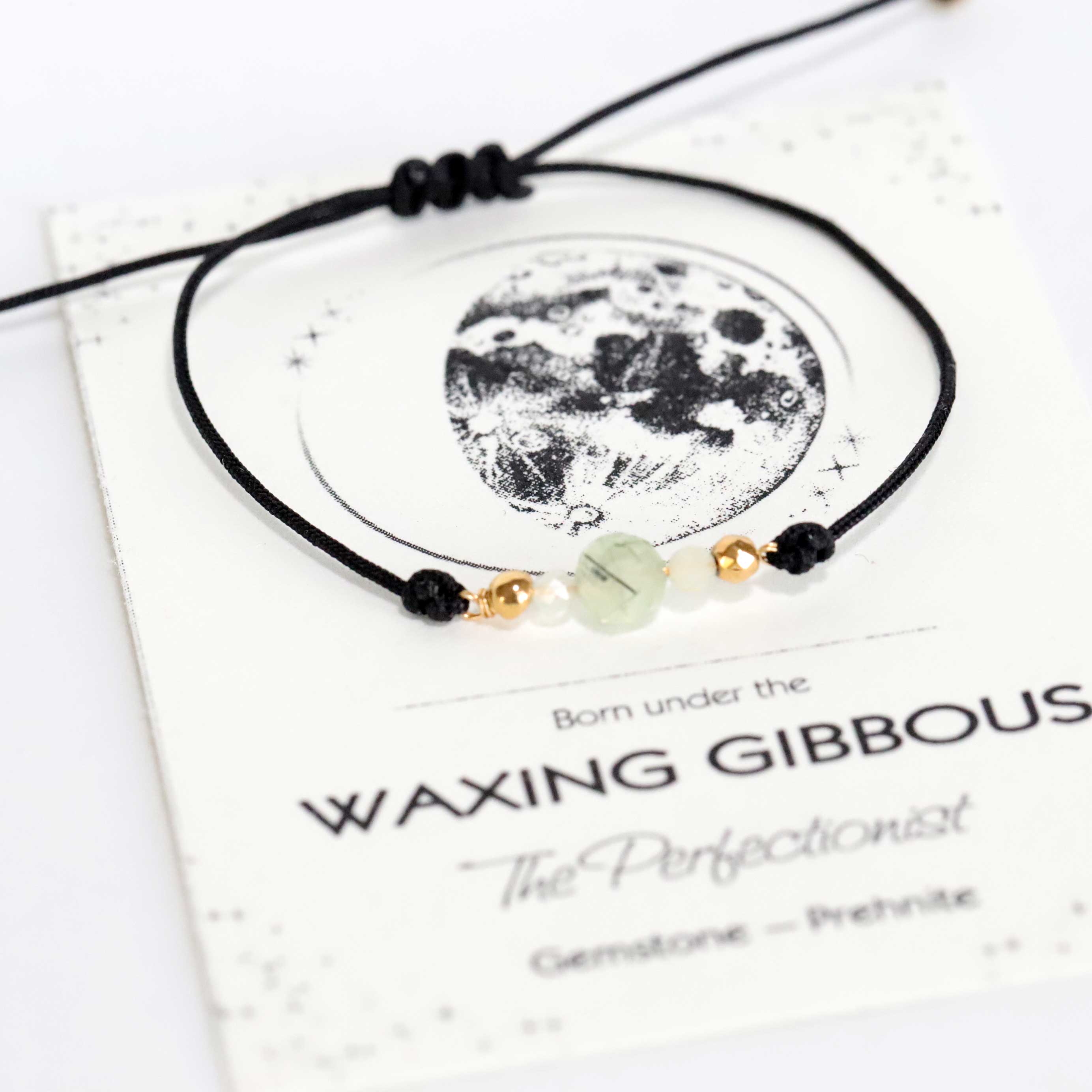 Bracelet Cordon avec Préhnite