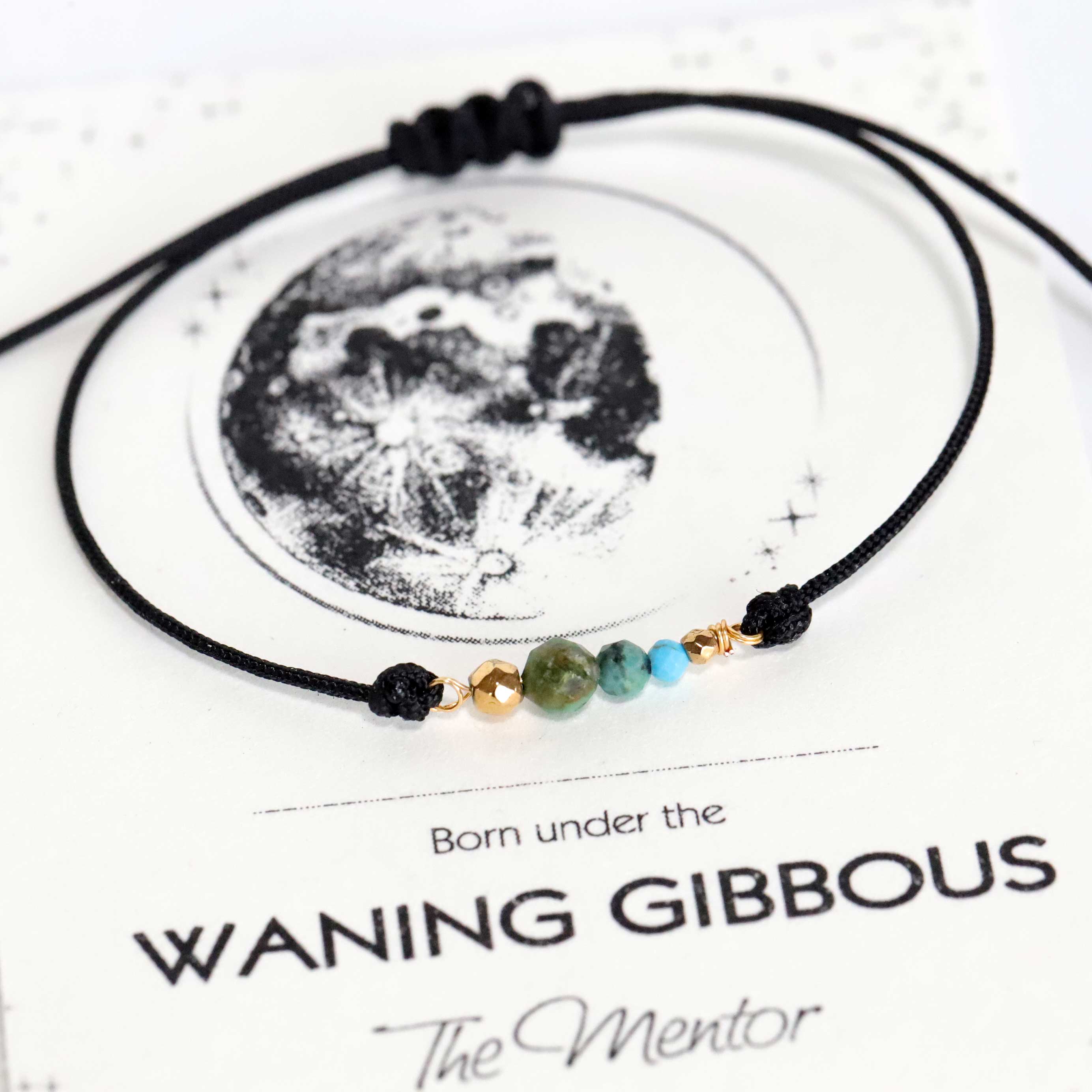 Cord Bracelet with Turquoise