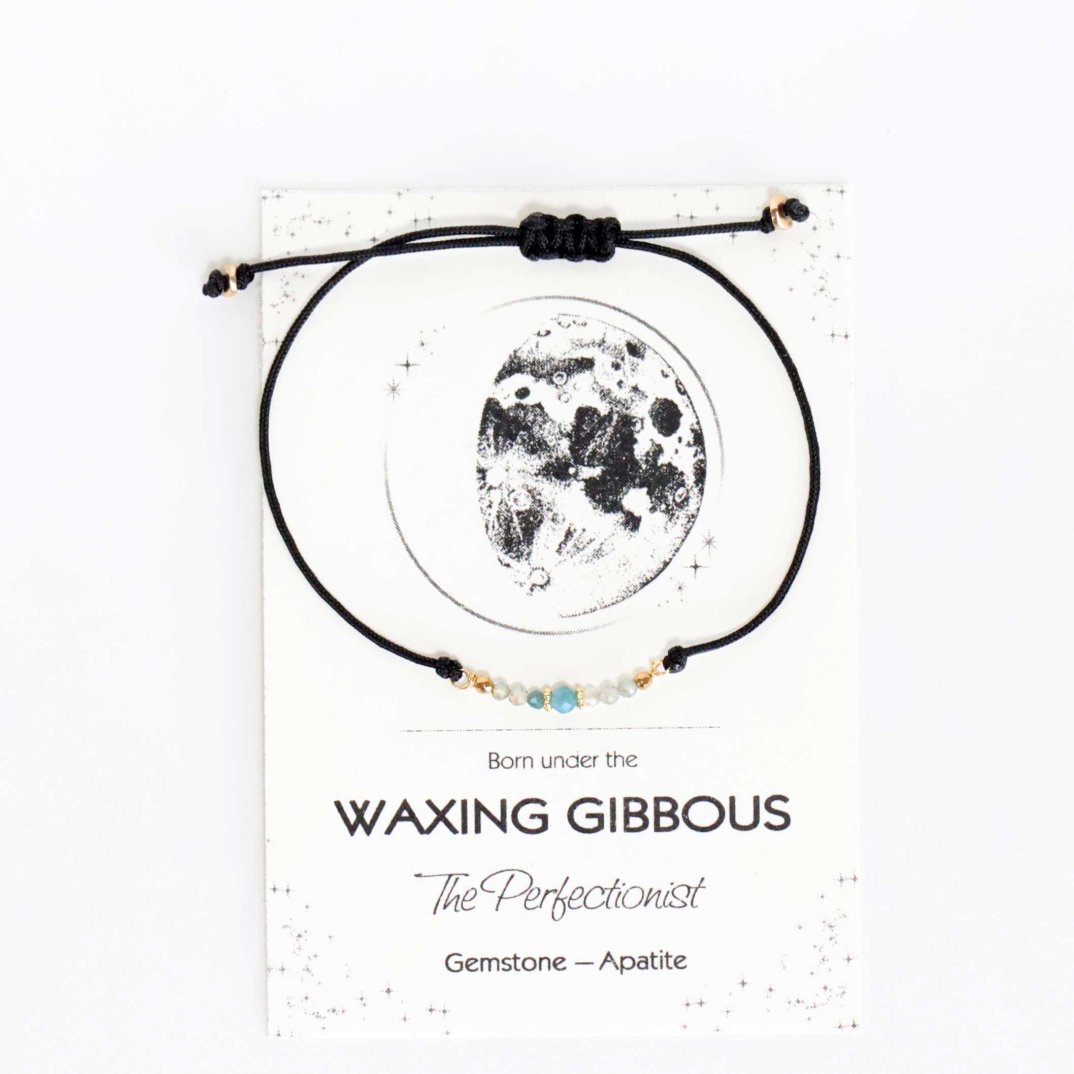 Cord Bracelet with Apatite