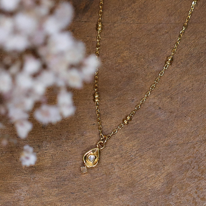 Polki Diamond Pendant Necklace