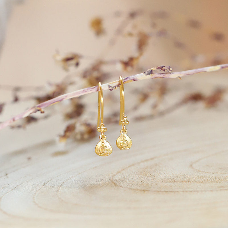 Boucles d'oreilles bouddha