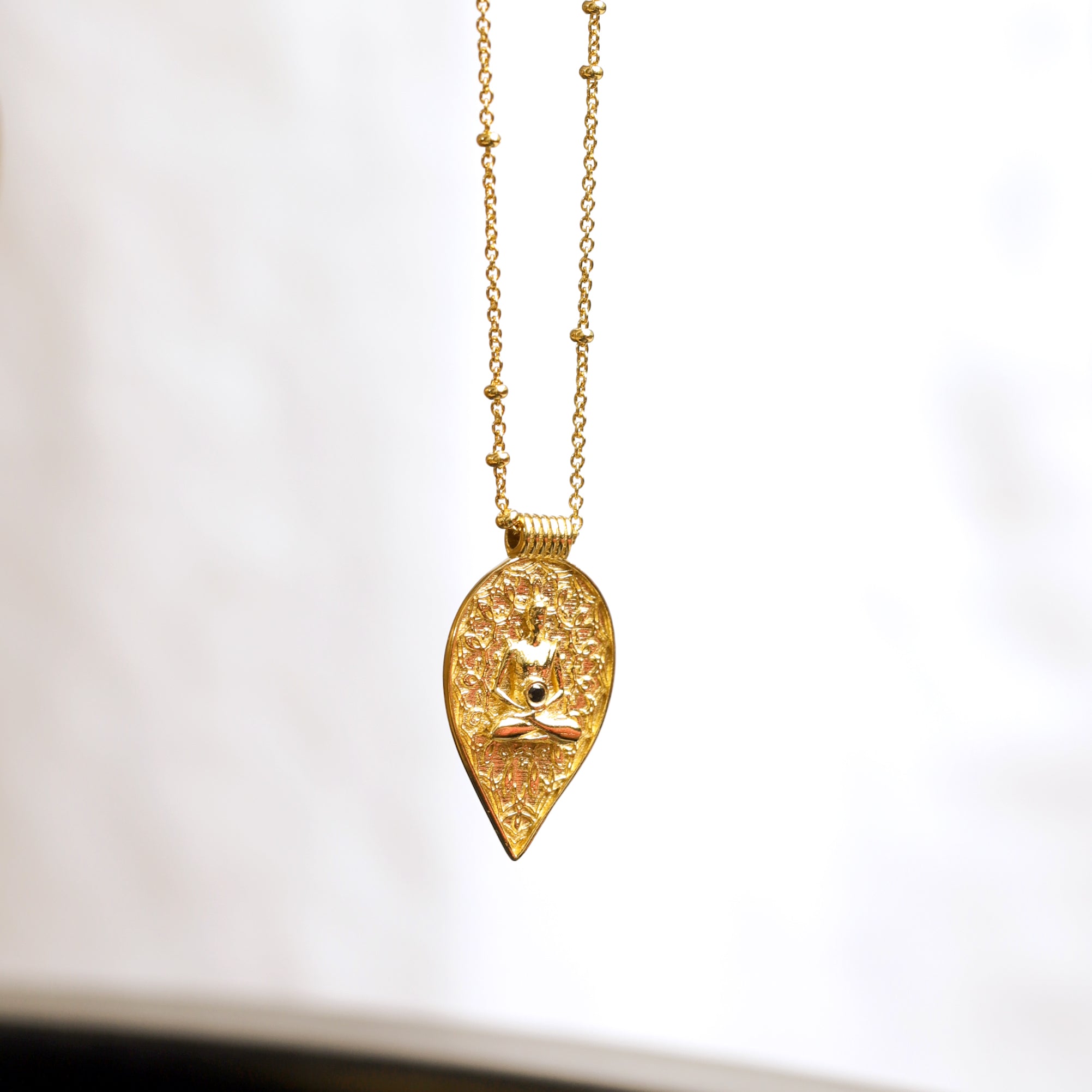 Collier Bouddha & Grenat