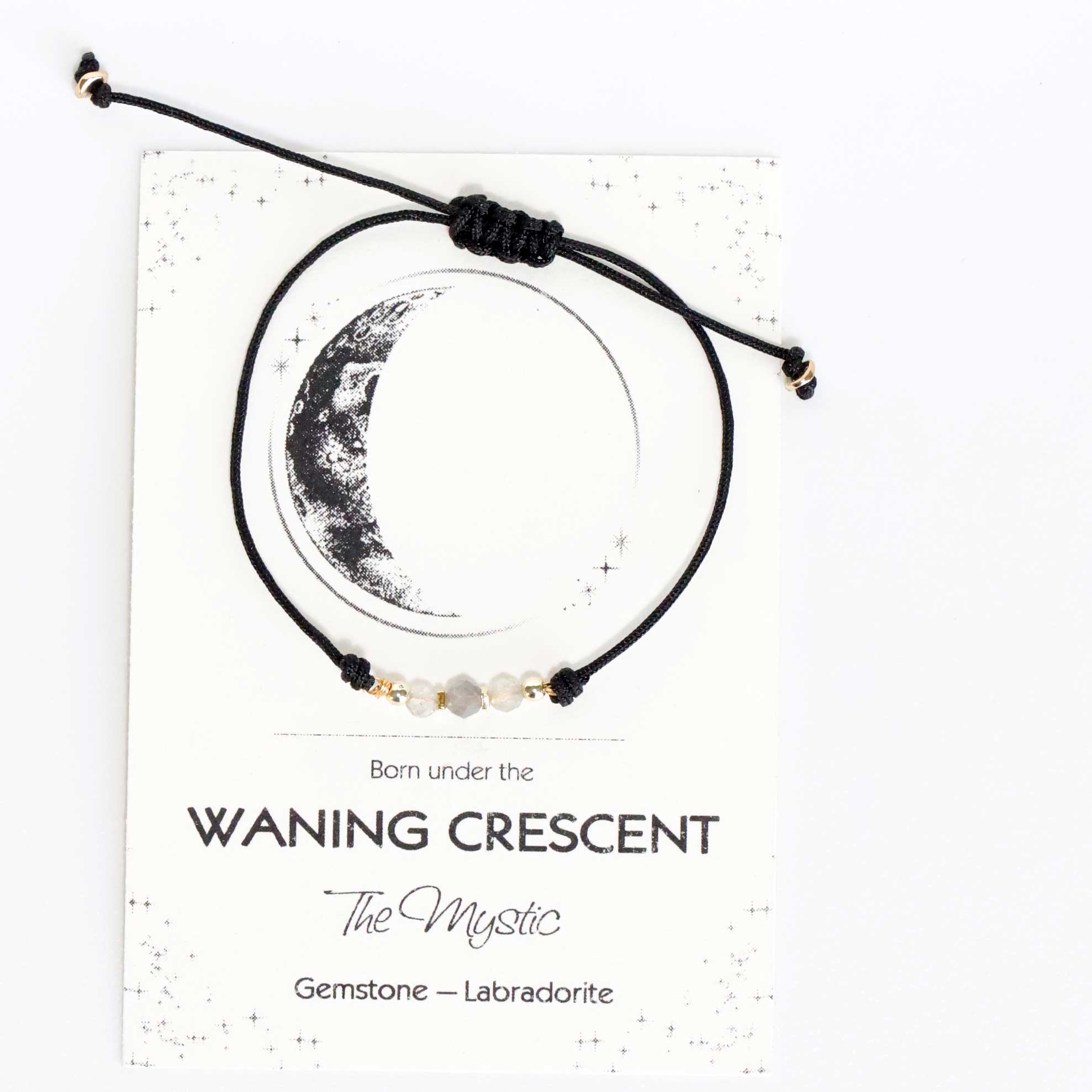 Cord Bracelet with Labradorite