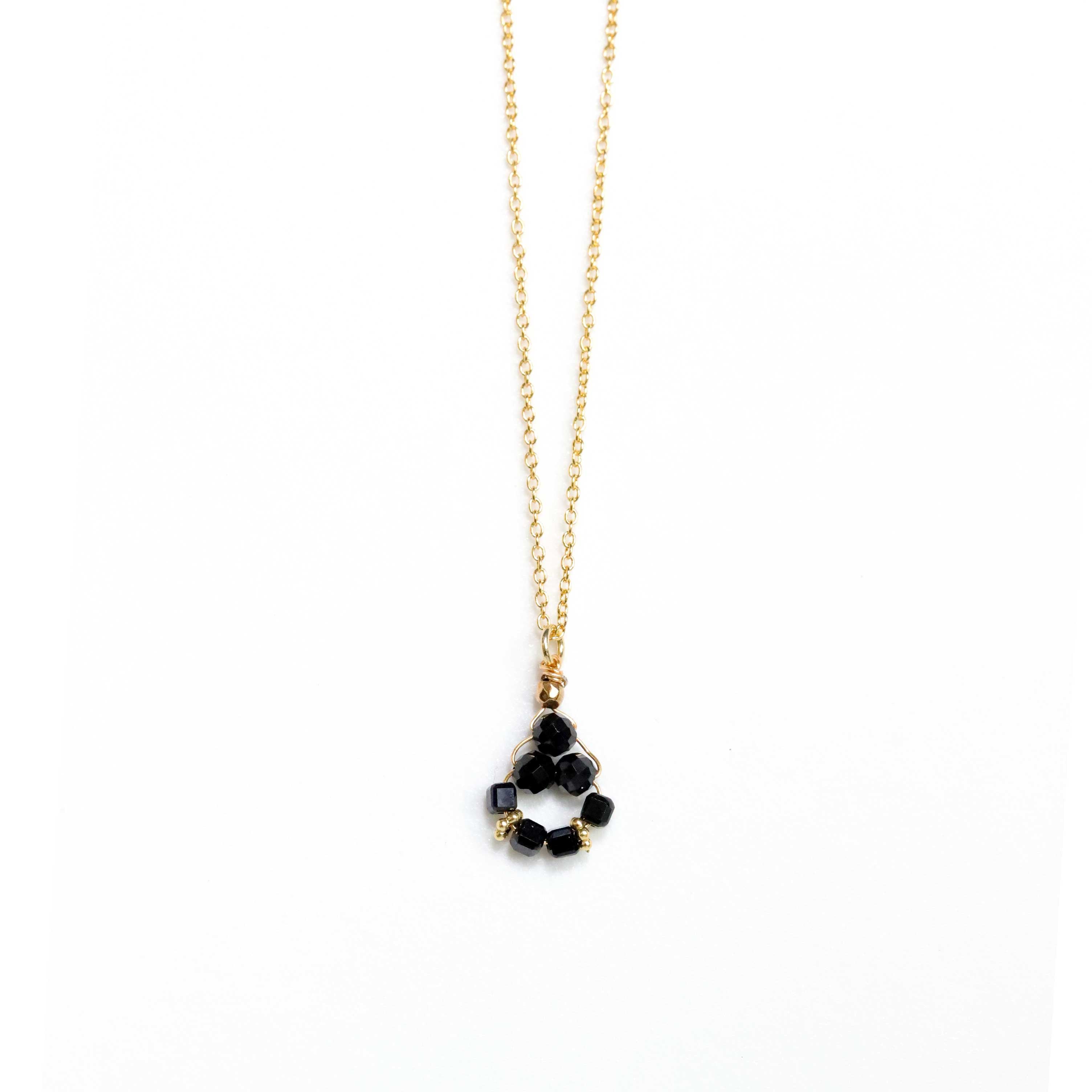 necklace with Onyx pendant