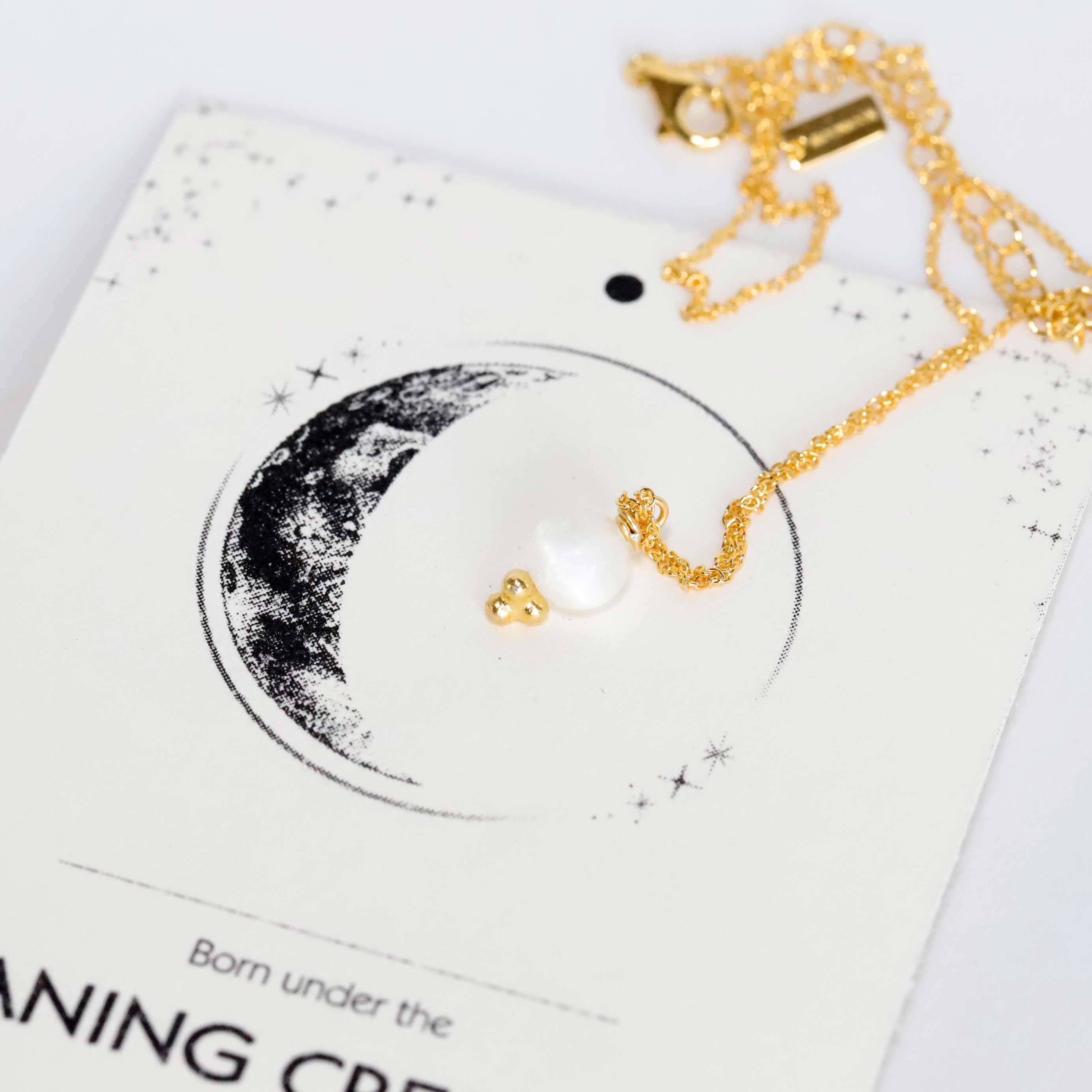 necklace with Selenite pendant