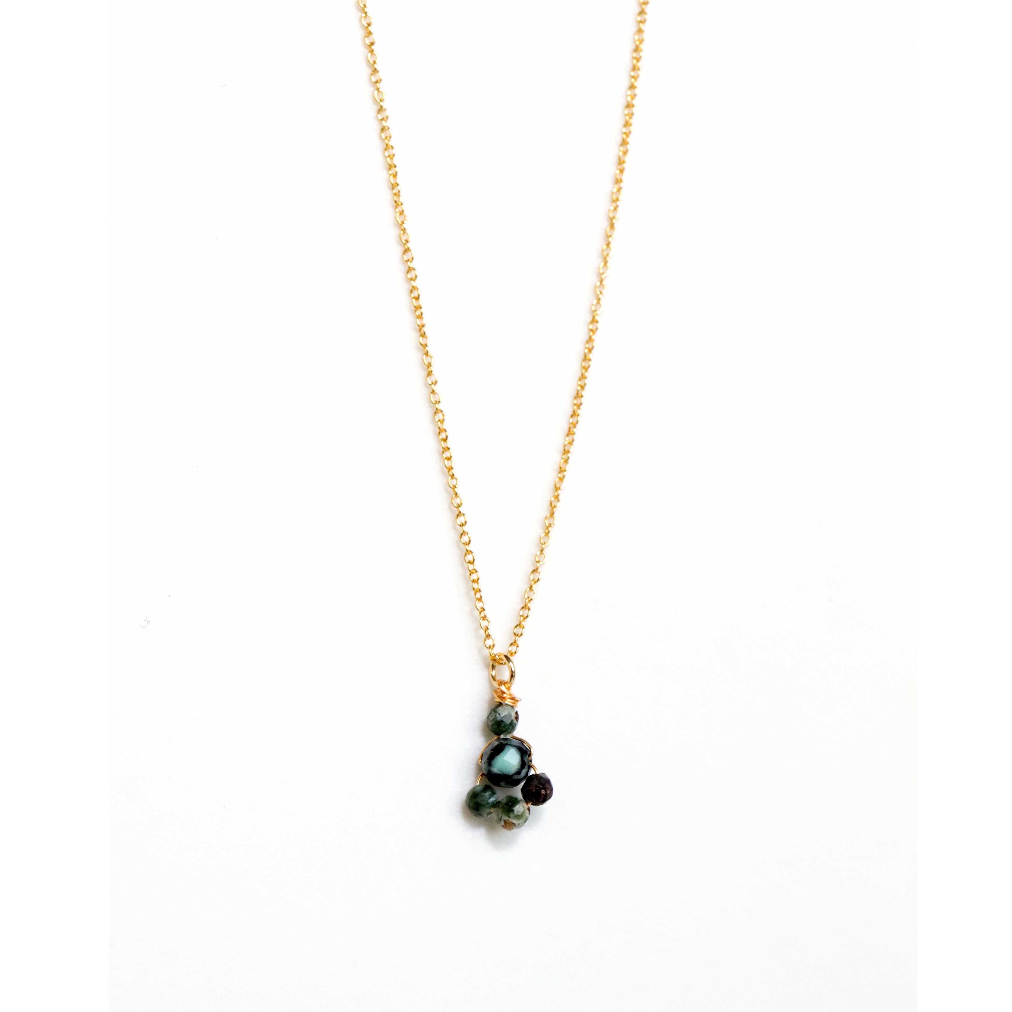 necklace with Seraphinite pendant